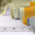 thumbnail image 5 of Juegos de cortinas de ducha de baño de 4 piezas con alfombras, juegos de baño de arte de pintura naranja y blanca moderna con cortina de ducha y alfombras y accesorios ACTIVE Biensenido a ACTIVE, 5 of 5
