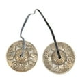 thumbnail image 1 of Meditation Chime Bells, Auspicious Patterns Tibetan Cymbals For Christmas, 1 of 8