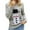 Gray, variant on Uaswgudfs Women's Christmas Snowman Crewneck Sweater, Long Sleeve Knit Pullover for Holiday Party, Family Gathering & Winter Outfits