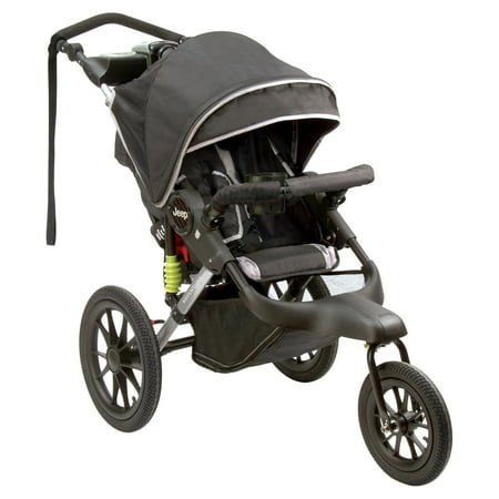 Jeep Adventure Jogging Stroller, Black
