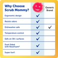 thumbnail image 6 of Scrub Daddy Scrub Mommy Sponges - Dish Scrubber + Non-Scratch Cleaning Sponges Kitchen, Bathroom + Multi-Surface Safe - Dual-Sided Dish Sponges for Scrubbing - Online Exclusive (3 Count), 6 of 9