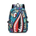 thumbnail image 1 of Travel Shark Backpack Computer Backpack With USB Charging Port, Durable Shark School Bag, Three Piece Set-sebneei, 1 of 4