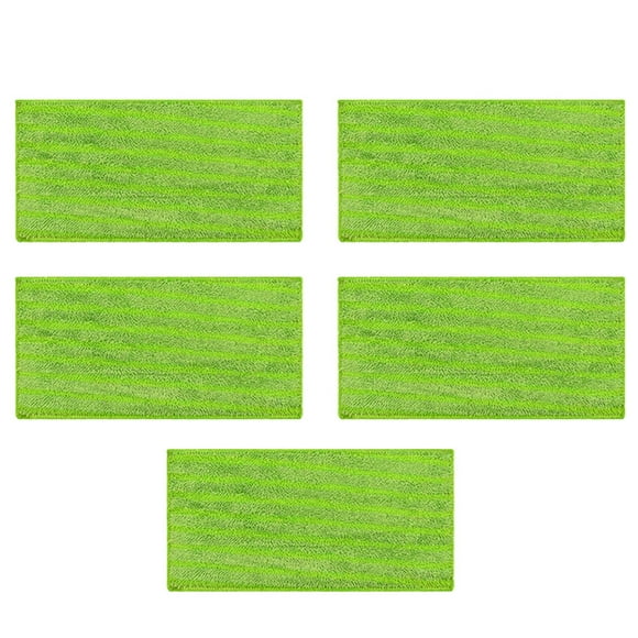 Mop Cloth Replacement Flat Microfiber for Household Cleaning — Mop Head Accessories for Durable Performance and Easy 5PCS