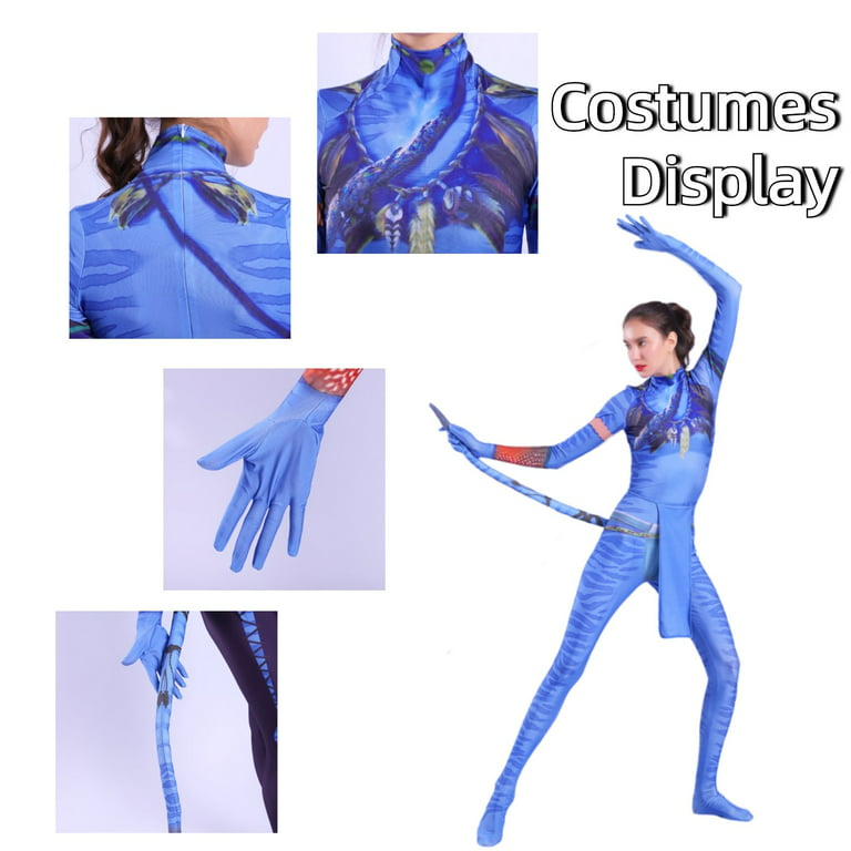 Avatar bodysuit party & events costume (women) Blue ship same day – MY BEST  FASHION DEALS
