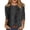 26# Black, variant on Women's 3/4 Sleeve Leopard Print Round Neck Tunic Top, Casual Loose Fit Flowy Blouse, Soft Breathable Knit Shirt for Daily Office Weekend Casual Wear Light Brown S