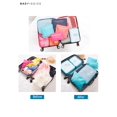 thumbnail image 5 of BadPiggies 6Pcs Waterproof Packing Cube Travel Organizer Clothes Storage Bags Luggage Organizer Pouch Set (Gray), 5 of 8