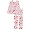 thumbnail image 5 of FOR U DESIGNS Easter Strawberry Rabbit Pajama Sets Women Long Pants and Crewneck Tops Set of 2 Size XL Jogger for Women with Pockets Nightwear for Women Fall, 5 of 6