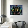 thumbnail image 3 of COMIO  Rugby Wall Art for Teen Boy Room Decor, Graffiti American Football Art Prints Picture for Living Room, Modern Sports Canvas Painting Wall Decor, 3 of 4