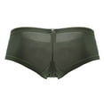 thumbnail image 3 of Xtremen Fashion Underwear 91240 Microfiber Trunks Color Green Size L, 3 of 5