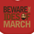 thumbnail image 4 of Inktastic Beware the Ides of March Boys or Girls Baby Bib, 4 of 4