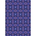 thumbnail image 1 of Ahgly Company Machine Washable Indoor Rectangle Transitional Blue Area Rugs, 8' x 12', 1 of 7