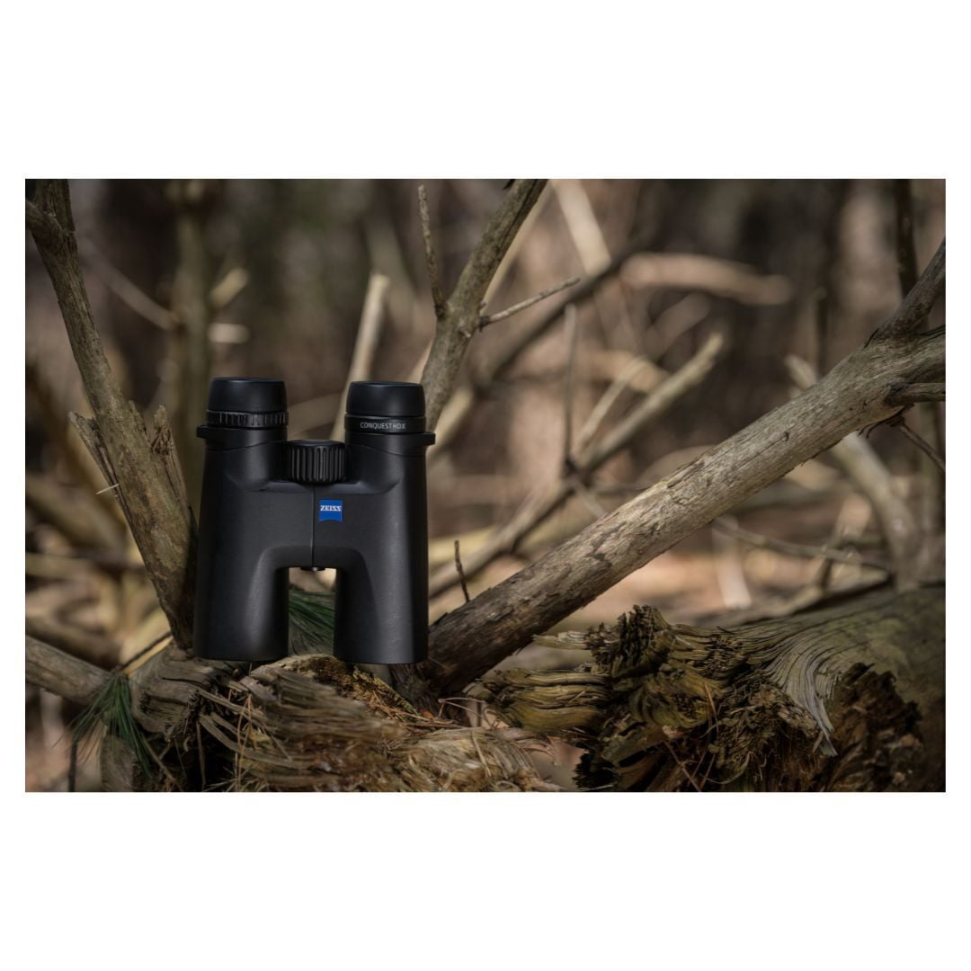 ZEISS Conquest HDX 8x32 Binocular with 90 Percent Light Transmission, Lifelike Color Reproduction, and Rugged Optical Design (Black)