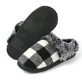 thumbnail image 1 of Zapatos la casa para mujeres Fuera piel sintética forrada cálida cómoda anti-Slip sfuff interiores al aire libre, 1 of 9