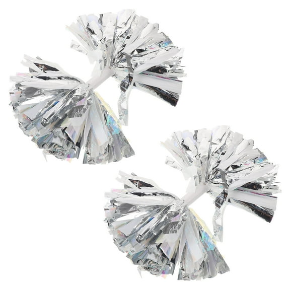 PTOOTP Cheerleading Pom Poms with Baton Handle, Lightweight Design, 2 Pieces for Dance and Sports Events