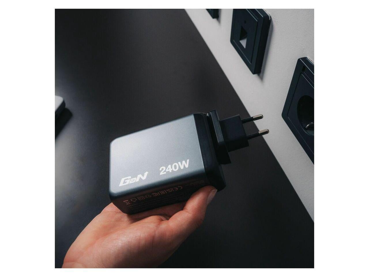 Verbatim 240W 4-Port GaN Wall Charger