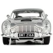 Aston Martin DB5 RHD Silver Metallic James Bond 007 Goldfinger (1964) Movie 1/24 Diecast Model Car by Motormax