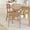Natural, variant on Emma + Oliver Set of 2 Cane Rattan Dining or Accent Chairs with Black Solid Wood Frames and Seats and Natural Woven Backrest