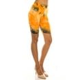 thumbnail image 3 of Women's 3-Pack

 Comfy Stretch Print Mix Assorted Pack Shorts with Elastic Waistband, 3 of 5