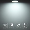 thumbnail image 4 of 10/80x bombillas LED GU10 5W Focos de 7W bombillas de luz blanca fría y blanca cálida; 10-50x bombillas LED GU10 5W 8W bombillas blanco cálido/blanco frío focos punto de luz, 4 of 5