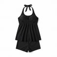 thumbnail image 5 of Womens Tankini Swimsuits Two Piece Plus Size Swimwear Floral Control High Waisted Swimsuit 2 Piece Bathing Suits L, 5 of 6