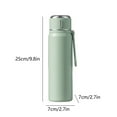 thumbnail image 3 of 316 Stainless Steel Insulated Water Bottle | Food Grade Thermos Cup with Leakproof Lid | Portable Hot & Cold Drink Container | 400g | 7x25cm | Green Pink White Blue Purple | 1 Piece, 3 of 6