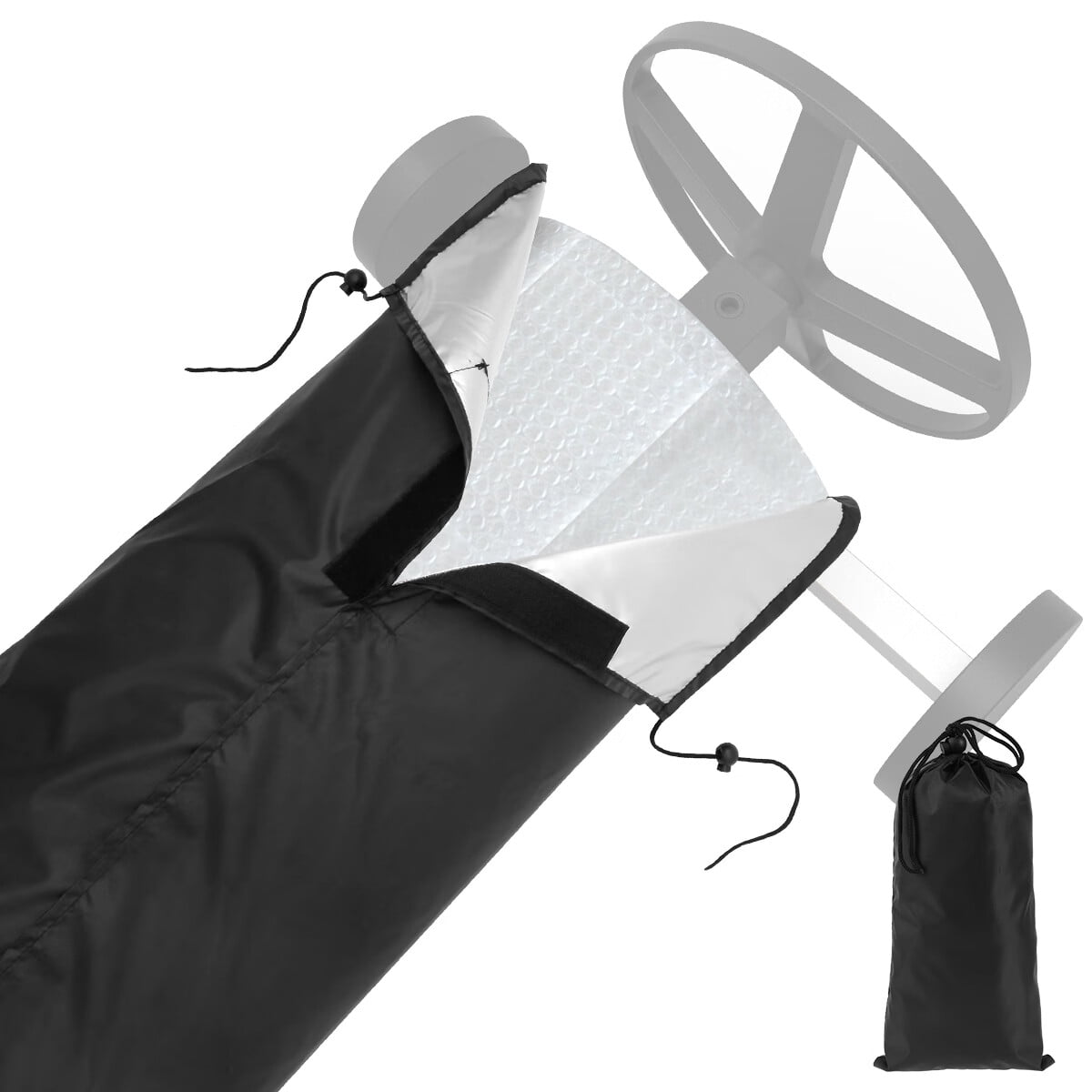 16Ft Solar Reel Cover 210D Oxford Fabric Waterproof AntiUV Solar Reel