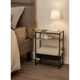 thumbnail image 5 of Narrow End Table with Magazine Rack - Modern Side Table for Small Spaces, 5 of 9