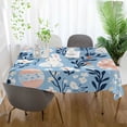 thumbnail image 3 of Yayeee Tablecloths 54" x 72" Rectangle Wrinkle Resistant Party Table Cover, Floral Easter Rabbits, 3 of 8