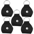 thumbnail image 4 of 5pcs PU Leather Guitar Picks Case Guitar Picks Holder Portable Guitar Pick Case with Key Ring, 4 of 9