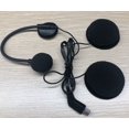 thumbnail image 1 of Auricular de medio casco de motocicleta con micrófono antiinterferencias Plug and Play casco de motocicleta auriculares estéreo para Guardung EL011526-00, 1 of 5