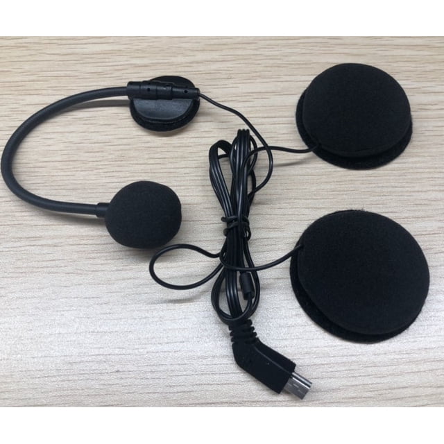 Auricular de medio casco de motocicleta con micrófono antiinterferencias Plug and Play casco de motocicleta auriculares estéreo para Guardung EL011526-00