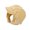 Beige-S, variant on Dog and Cats Baseball Cap with Side Ear Openings, Flexible Touch Closure, and Ribbed Texture for Outdoor Winter Activity, Walking Styling