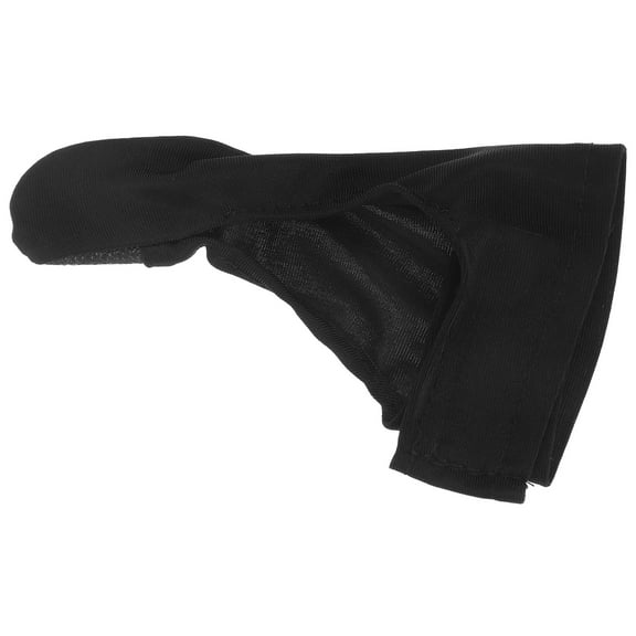 jojofuny Thumb Cover Black Anti Slip 1Pcs 5.70X3.34X0.04in