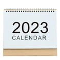 thumbnail image 1 of Desk Calendar Foldable Triangular Base Clear Printing 2023 New Year Bedroom Tabletop Calendar Home Decor for Daily Use, 1 of 10