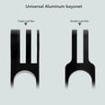 thumbnail image 3 of Helmet Extension Arm, Black 100mm Length 1/4 Inch Threaded Hole Hollow Design Helmet Extension Pole  for ONE X2, 3 of 7