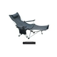 thumbnail image 1 of jinwen Chaise de Camping Pliante Pêche Randonnée Chaise Inclinable Extérieur Fauteuil de Voyage Gris, 1 of 9