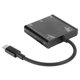 thumbnail image 1 of Convertidor de auriculares, adaptador de auriculares de buena calidad de sonido de flujo estable para monitoreoComputerComponents Fyydes Descripción de la referencia, 1 of 6
