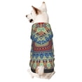 thumbnail image 1 of Balery Round Mandala Sudadera con Capucha para Perros Pequeños – Ropa para Mascotas, Disfraz para Perros y Gatos, Ideal para Fiestas y Cosplay-X-Large, 1 of 7