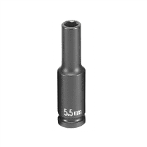 Grey Pneumatic 1/4" Surface Drive x 5.5mm Deep  Socket