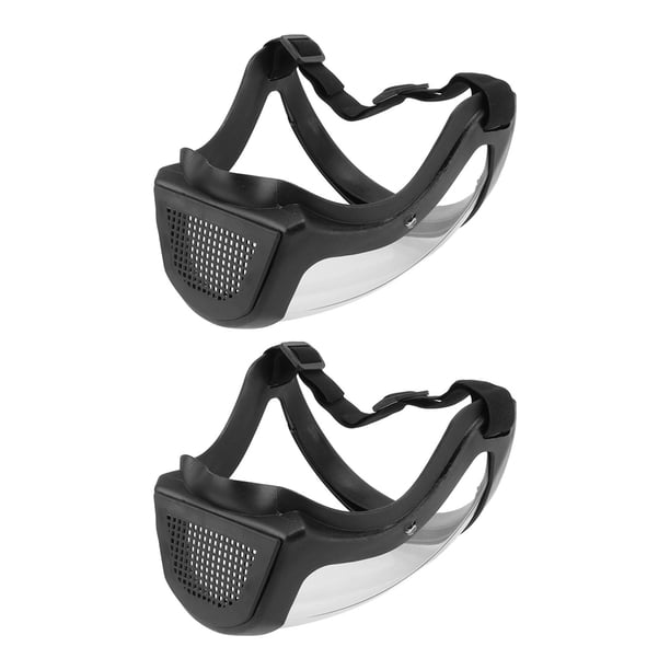 Protector Facial Transparente, Protector Antiempaños Transparente De Policarbonato Con Banda Elástica Ajustable, Para Uso Industrial Y Doméstico