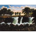 thumbnail image 2 of Thomas Chambers 18x14 Gold Ornate Wood Frame and Double Matted Museum Art Print Titled - Genesee Falls, Rochester, 2 of 4