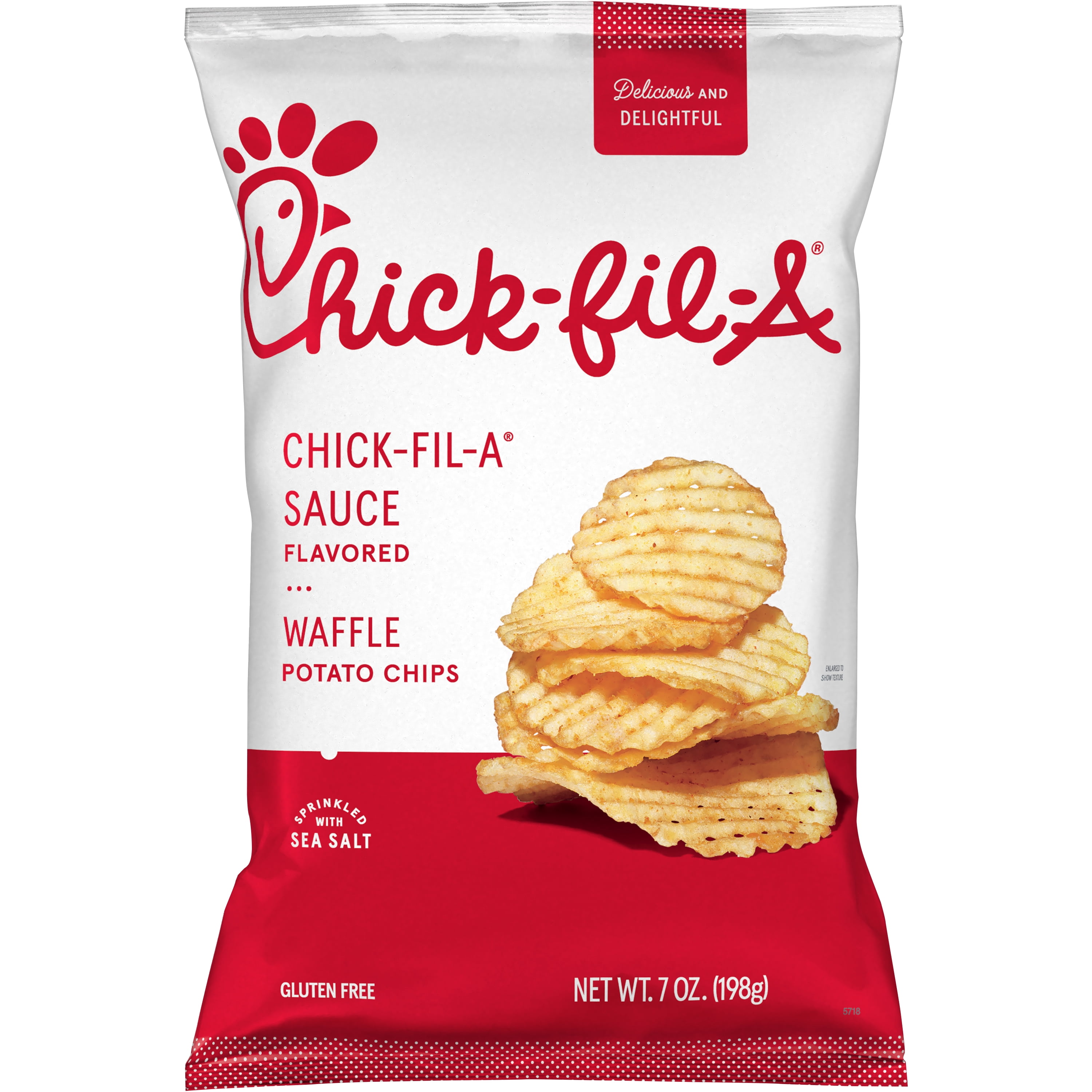 (2 pack) Chick-fil-A Sauce Waffle Potato Chips 7oz