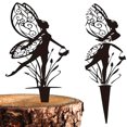 thumbnail image 4 of Hadas Jardín Metal Estaca Decorativa para Hada Danzante 1, 4 of 9