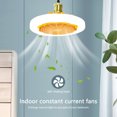thumbnail image 4 of Ventiladores de techo Luz 30W Ventilador pequeño Luz Super Silencioso 3 velocidades para baño de cocina Hugtrwg Para estrenar, 4 of 9