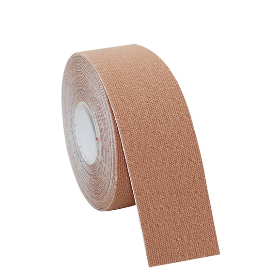 Kinesiology Tape, Pain Management Technology, Sweat & Water-Resistant Athletic Tape, Compression Support for Joints & Muscles, 1Roll, Multicolor for Elbow Back Shoulder Neck Knee(Khaki,196x1")