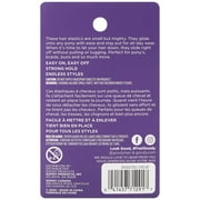 Goody Ouchless Clear Hair Elastics, No Metal, 75 Count, Damage-Free Styling