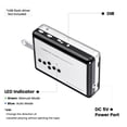 thumbnail image 3 of Reshow Reproductor de Casetes Portátil Convertidor USB a MP3, Convertidor Digital de Cinta, Altavoz Integrado, Blanco, 3 of 8