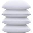 thumbnail image 1 of Juego de 4 almohadas de cama Piwaal, tamaño king, alternativa al plumón, 1 of 6