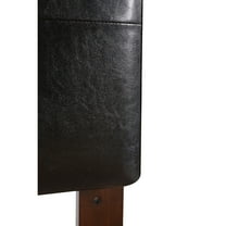 Glory Furniture Super Nova Faux Leather Upholstered King Headboard in Black