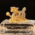 thumbnail image 3 of Jiibva Feng Shui Dragon Statue Ornaments for Wealth and Fortune Symbol Prosperity Home Office Decor, 3 of 7